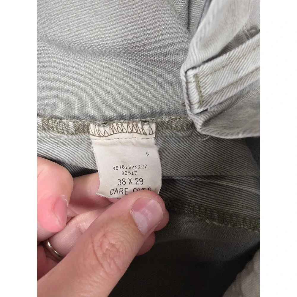Vtg Polo Ralph Lauren Andrew Pant Mens 38x29 Fit 37x25 Gray Double Pleated *Read